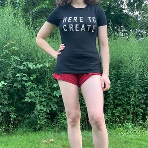 XS Adidas “Here To Create” Workout Shirt
